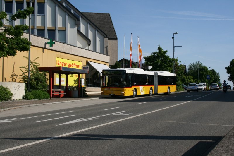 PU Steffen, Remetschwil, Nr. 50 (AG 17'876, MAN NG363/A23) am 20.5.2009 als Schnellbus Zrich Enge - Remetschwil in Berikon-Widen, Bahnhof.