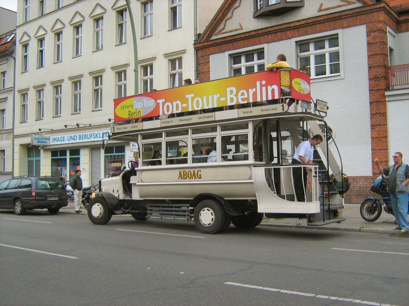 Sonderbusverkehr am 7. 9. 2008 in der Seestrasse