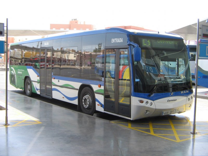 Spanien/Almeria/Busbahnhof/MAN-Stadtbus/04.10.07.