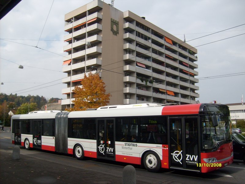 SW - Solaris Urbino Gelenkautobus 335 zwischen Rmertor und Schiltwiesen am 13.10.2008