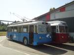 ACT Lugano (TVS) - Nr. 101 - FBW/R&J Trolleybus (ex Nr. 1) am 19. August 2012 in Yvonand, Halle TVS