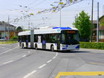 TL - Trolleybus Nr.831 unterwegs auf der Linie 1 in der Stadt Lausanne am 10.05.2016