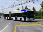 TL - Trolleybus Nr.842 unterwegs auf der Linie 21 in der Stadt Lausanne am 10.05.2016