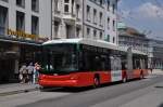 Hess Trolleybus mit der Betriebsnummer 53 auf der Linie 4 am Guisanplatz. Die Aufnahme stammt vom 24.05.2012.