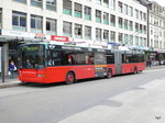 VB Biel - Trolleybus Nr.87 unterwegs auf der Linie 1 in der Stadt Biel am 19.06.2016