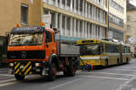 transN - Transports publics neuchâtelois
NAW Trolleybus Nummer 114 EN PANNE.
Diese Zufallsserie entstand am 14. November 2017 in der Stadt Neuchâtel.
Foto: Walter Ruetsch

