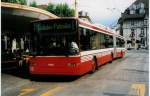 Aus dem Archiv: VB Biel Nr. 88 NAW/Hess Gelenktrolleybus am 13. Mrz 1999 Biel, Zentralplatz