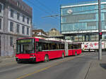 NAW Trolleybus 1, auf der Linie 11, fährt Richtung Bubenbergplatz.