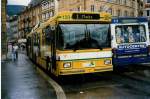 Aus dem Archiv: TN Neuchtel Nr. 120 NAW/Hess Gelenktrolleybus am 6. Juli 1999 Neuchtel, Place Pury