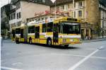 Aus dem Archiv: TN Neuchtel Nr. 105 NAW/Hess Gelenktrolleybus am 10. Juli 1999 Neuchtel, Place Pury