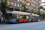 New Flyer Trolleybus E60LFR 2510 unterwegs in Vancouver.