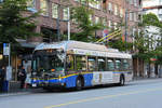 New Flyer Trolleybus E40LFR 2257, auf der Linie 4, unterwegs in Vancouver.