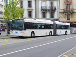 VMCV - Trolleybus Nr.10 unterwegs in Vevey am 03.05.2016