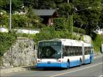 VanHool Troley Bus des Unternehmens VMCV aufgenommen in Veytaux in der Nhe des Chteau de Chillon am Genfer See am 02.08.08.