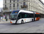 tpg - VanHool Trolleybus Nr.1655 unterwegs in der Stadt Genf am 24.03.2024