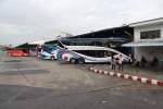 Bus Terminal von Hat Yai-Phuket am 13.Jnner 2012.