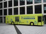 Das Foto zeigt einen MAN Bus der Stadtbibliothek Saarbrcken.