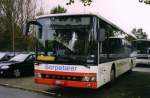 Setra S315 NF, aufgenommen im November 1999 auf dem Parkplatz der Westfalenhallen in Dortmund.