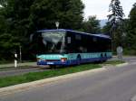 Ein Setra Bus des RVA als Walserbus am 12.08.11 am Sllereck 