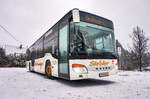Ein Setra S 415 NF von Siebler Reisen, aufgenommen nahe der Haltestelle Dellach im Drautal West.
Unterwegs war der Bus auf der Kfl. 5021 als Kurs 11 (Oberdrauburg Bahnhof - Gerlamoos).
Aufgenommen am 13.1.2017.