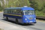 Bssing Omnibus in Originallackierung der Braunschweigischen Verkehrsbetriebe in den 50er Jahren.