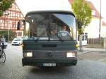 Schausteller-Bus von Mercedes-Benz (steht zum Verkauf!). Gesehen am 09.09.09 in Filderstadt (Esslingen).