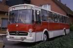 Beim Verlassen der Werkhallen war diesem Mercedes Benz Bus sicher noch nicht bekannt, dass er einst als Kchenwagen des DRK Kreis Steinfurt dienen sollte.