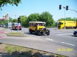 Der wohl lteste Bus, der an der Oltimerfahrt nach Speyer teilnahm.