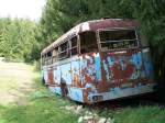Das  sind die Reste des ersten Saarguemnder Bus..... Es ist ein Berliet PLB 6 B.....