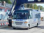 Mercedes Destino von Jast aus Polen im Stadthafen Sassnitz am 03.05.2018