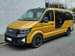 Ende April 2024 konnte ich in Hannover diesen MOIA +6 Pluto Kleinbus ablichten, welcher auf dem VW Crafter (Typ 7C0) basiert.