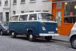 Diesen VW Kleinbus fand ich am 17.07.2009 in Paris in der Nhe der Metrostation lamarck am Strassenrand geparkt.