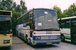 Ernst Auwrter Eurostar O303 HDS, aufgenommen im August 2002 im GWZ der Evobus NL in Dortmund.