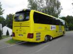 Der Mannschaftsbus von Borussia Dortmund aufgenommen am 11.07.09 beim Trainingslager des BVB am SCHBERGHOF bei Donaueschingen.