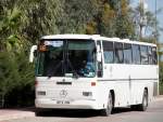 Mercedes-Benz Bus stand am 23.04.2014 vor dem Liberty Hotels in Antalya-Lara.