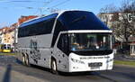 S B&T Schilling Busreisen Touristik e.K. aus Berlin mit einem Neoplan Starliner am 19.01.23 Berlin Karlshorst.