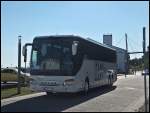 Setra 417 GT-HD von BK-buss aus Schweden im Stadthafen Sassnitz am 25.08.2013