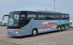 Setra  S 416 GT HD Reisebus von BierSack Reisen in Dieppe/Frankreich  gesehen am  26.05.2013.
