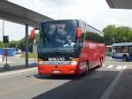 Der Bus 3036 von ROMANO (Italien) fhrt hier am 30.Mai 2013 in Verona.