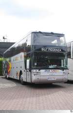 VanHool T918  Bus Sigüenza . Aufgenommen am 9. August 2014 in Windsor / England.