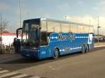Van Hool der SVG hier im Busbahnhof Westerland am 17.10.2014 auf der Insel Sylt.
Der Bus dient in erster Linie für Inselrundfahrten.