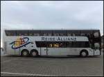Van Hool TD927 von Reise-Allianz/Meyering aus Deutschland im Stadthafen Sassnitz am 31.12.2013