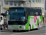Van Hool Reisebus aufgenommen nahe dem Bahnhof von Luxemburg. 17.06.2013