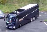 Reisebus Volvo 9900 am 24.09.23 im Geiranger Fjord