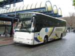 VOLVO Reisebus ,Express-A aus Ukraine/Kief ,von Dsseldorf  nach Sumy ,im Bochumer Hbf/Bbf.(13.11.2007)