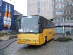 Volvo ,Drgmller,Reisebus verlsst den Dortmunder Busbahnhof  (31.12.2007)