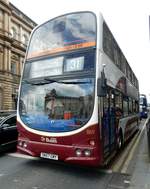 Doppelstock Stadtbus am 02.06.17 in Edinburgh