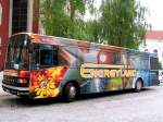 Der  Energiebus  tourt durch Obersterreich und macht vor der Stadtpfarrkirche in Ried i.I. einen Halt; 090506