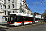 HESS Gelenk-O-Bus von St.GallerBus am 09.02.2020 in St. Gallen