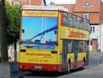 MAN ND 202 von Busunternehmen Manfred Scholz aus Deutschland in Stralsund am 14.09.2019